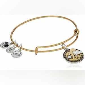 Alex and Ani Because I Love You Hand in Hand bracelet